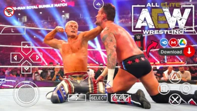 All Elite Wrestling PPSSPP | AEW Fight Forever PSP ISO Download