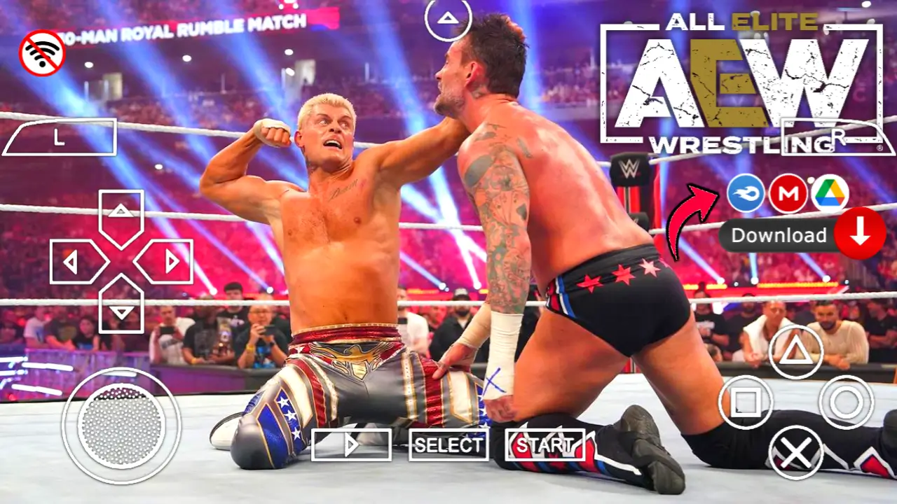 All Elite Wrestling PPSSPP | AEW Fight Forever PSP ISO Download