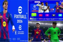 eFOOTBALL PES 2026 PPSSPP PS5 CAMERA DOWNLOAD | UCL & KITS 12 143192