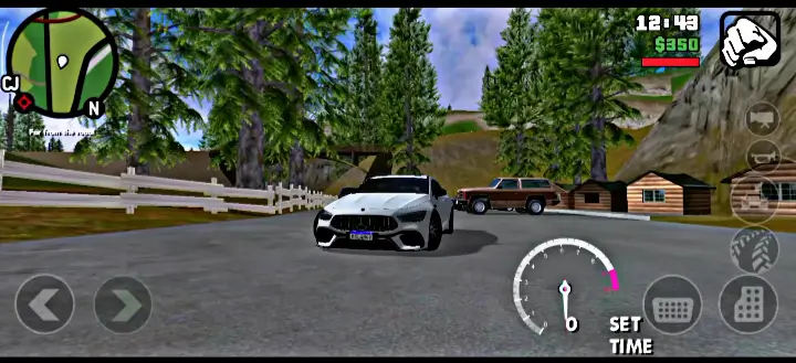 ​Realistic Shaders and GTA 5 Cars Mod for GTA SA Mobile