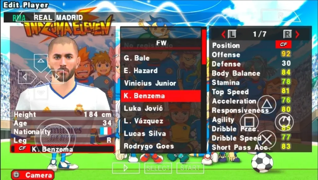 eFootball PES 2024 PSP X All Anime Edition Download 2 PES 2024 PSP X All Anime Mod Blue Lock Gameplay