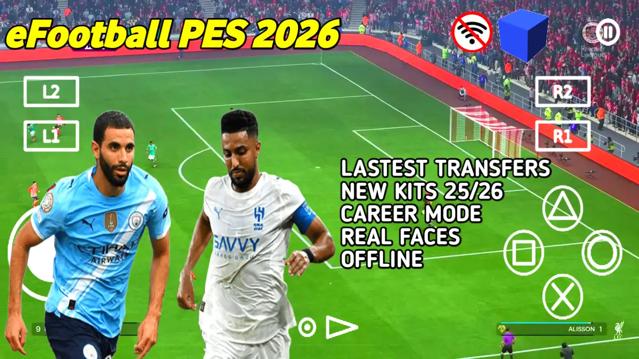 eFootball PES 2026 PS2 ISO Download | New Season 26/27 Transfers 1 148152