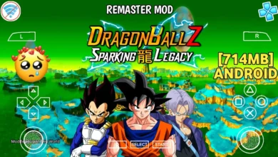 Dragon Ball Z Sparking Legacy NEW Remaster PSP ISO MOD Android Offline