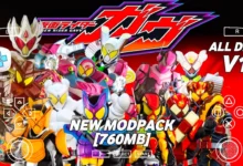 Kamen Rider Gavv V1 with New Skins MOD ISO + HD Textures + SaveData Download