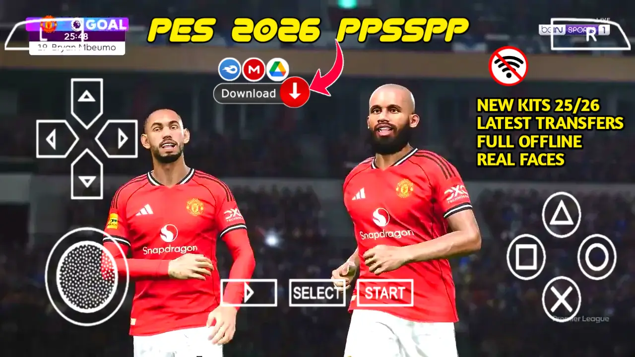 eFOOTBALL PES 2026 PPSSPP ISO DOWNLOAD