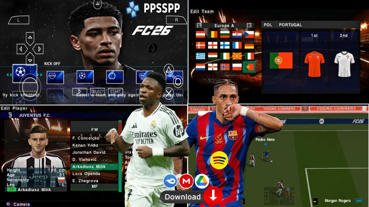 EA SPORTS FC 2026 PPSSPP ENGLISH V2 ANDROID & PC DOWNLOAD EA SPORTS FC 2026 PPSSPP ENGLISH V2 ANDROID & PC DOWNLOAD